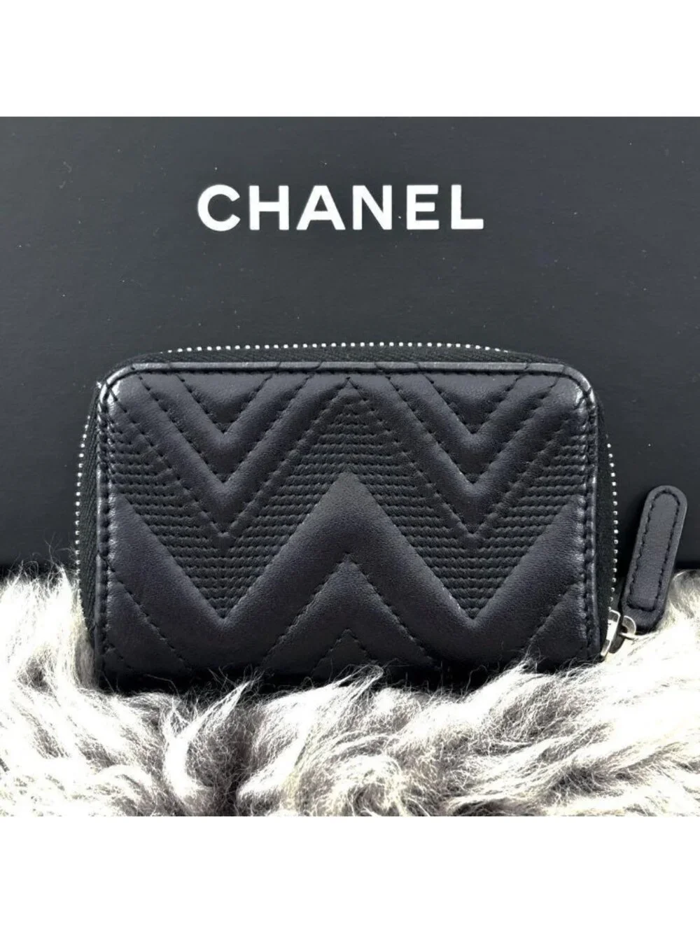 Chanel Wallet Stitch Coin Purse